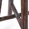 Vintiquewise Antique Round Wooden Chair Log Cabin Stools, PK 2 QI003846.2 - alternate 3
